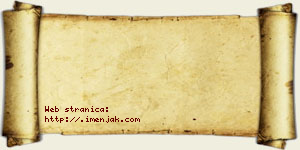 Žaklina Zečević vizit kartica